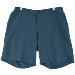 Thousand Miles Men's Performance Stretch‎ Shorts Teal Size L Casual Travel Golf